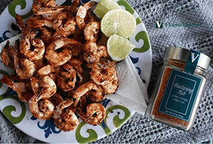 Blackening Seasoning Rub – Smoky Cajun Spice Blend with Garlic, Cumin & Chipotle for Fish, Chicken & Steak (6.4 oz, Pack of 2)