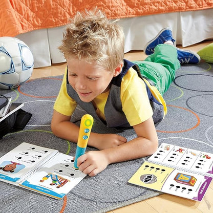 Educational Insights Hot Dots Jr. Let's Master 1st Grade Reading Set - 1st Grade Workbooks with Interactive Pen, Homeschool Learning Activities, Learn to Read Activity Books for Kids Ages 6+