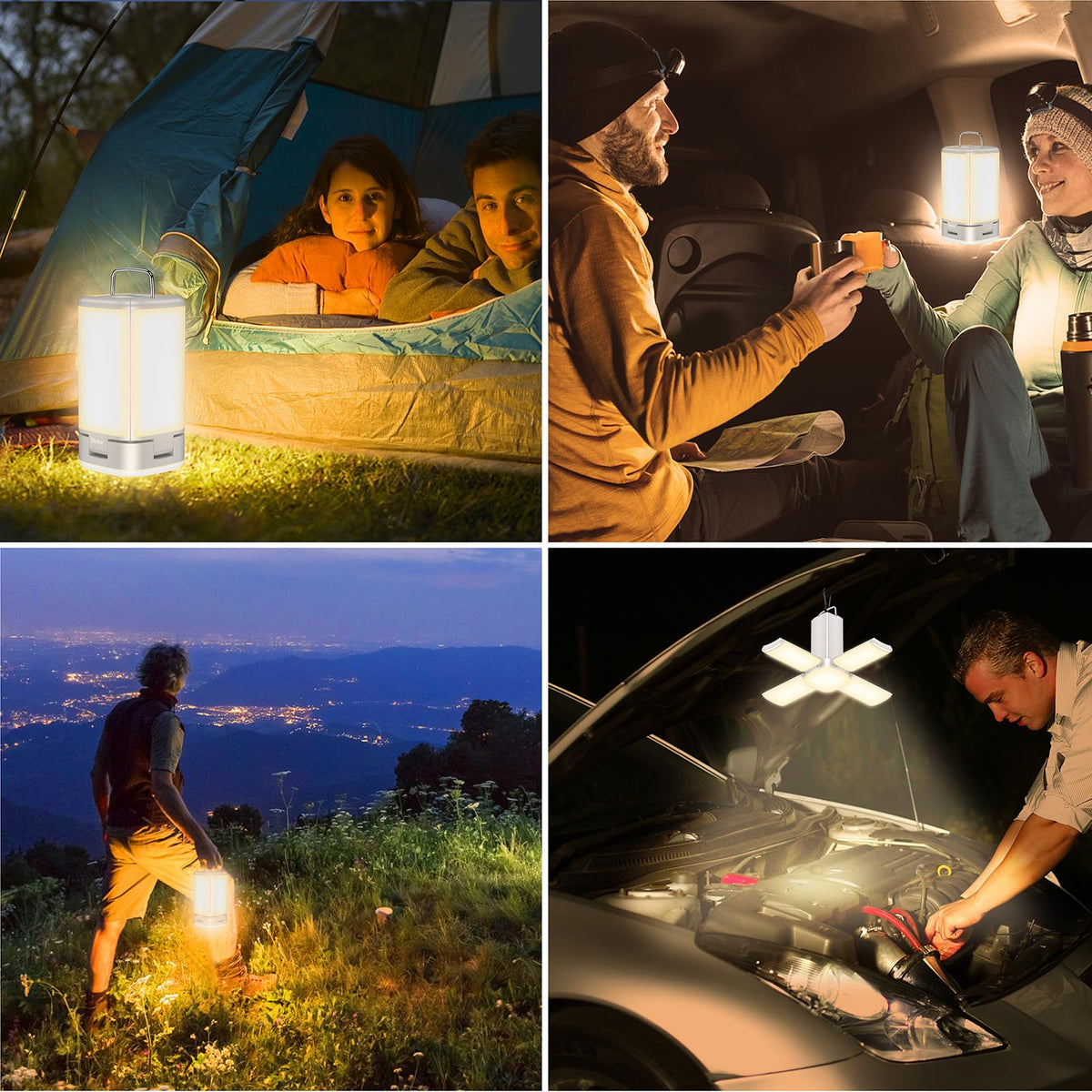 Blukar 116-LED Rechargeable Camping Lantern | Portable Light