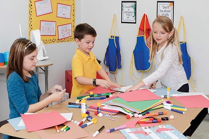 Prang (Formerly SunWorks) Construction Paper, Bright White, 24" x 36", 50 Sheets