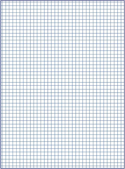 School Smart Graph Paper, 1/4 Inch Rule, 9 x 12 Inches, White, Pack of 500