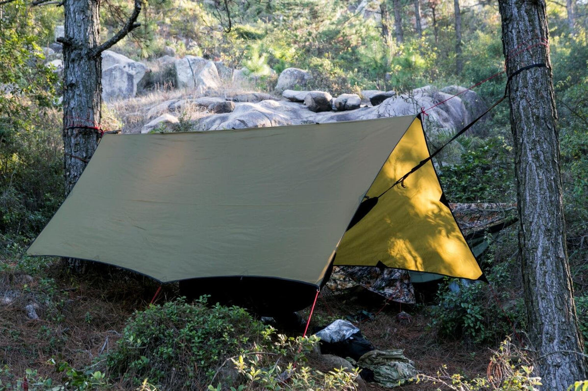ONETIGRIS Camping Tarp - 12.8ft, 9.5ft, Large