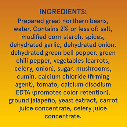 BUSH'S BEST 15.8 oz Canned Slow-Simmered White Chili Magic Starter, Source of Plant Based Protein and Fiber, Low Fat, Gluten Free, (Pack of 12)