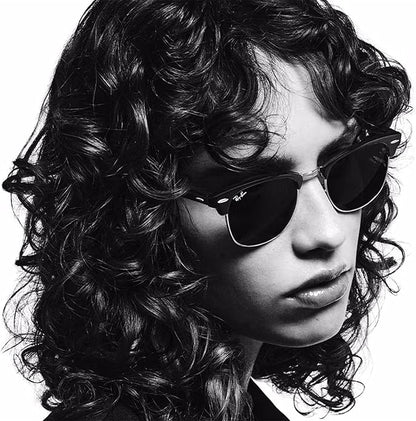Ray-Ban RB3016 CLUBMASTER Sunglasses For Men For Women +BUNDLE with ACCESSORY EYEWEAR KIT