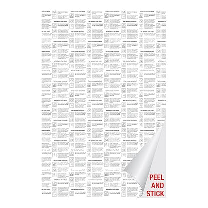 Office Depot Repositionable Self-Adhesive Foam Boards, 20in. x 30in., White, Pack of 2, 26965
