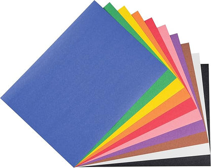 Prang (Formerly SunWorks) Construction Paper, 10 Assorted Colors, 9" x 12", 300 Sheets