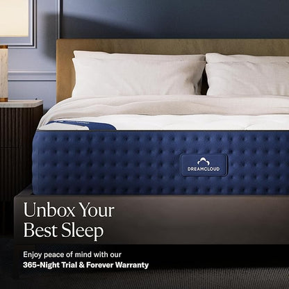 12" King Mattress - Luxury Hybrid Gel Memory Foam - 365 Night Trial - Premium Pressure-Relieving Layers - Forever Warranty - Mattress in a Box - CertiPUR-US Certified
