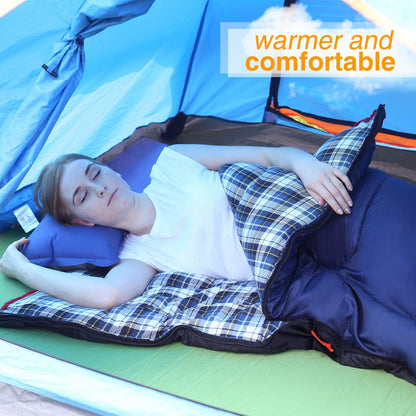 REDCAMP Sleeping Bag - 33 Inches, Navy Blue