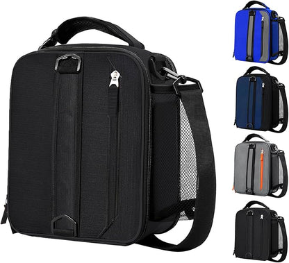 Expandable(18cans) Lunch Box Insulated Lunch bag for Men Kids Boys Teens Adult Portable Stylish Small Lunchbox With Shoulder Strap for Working Office school Picnic