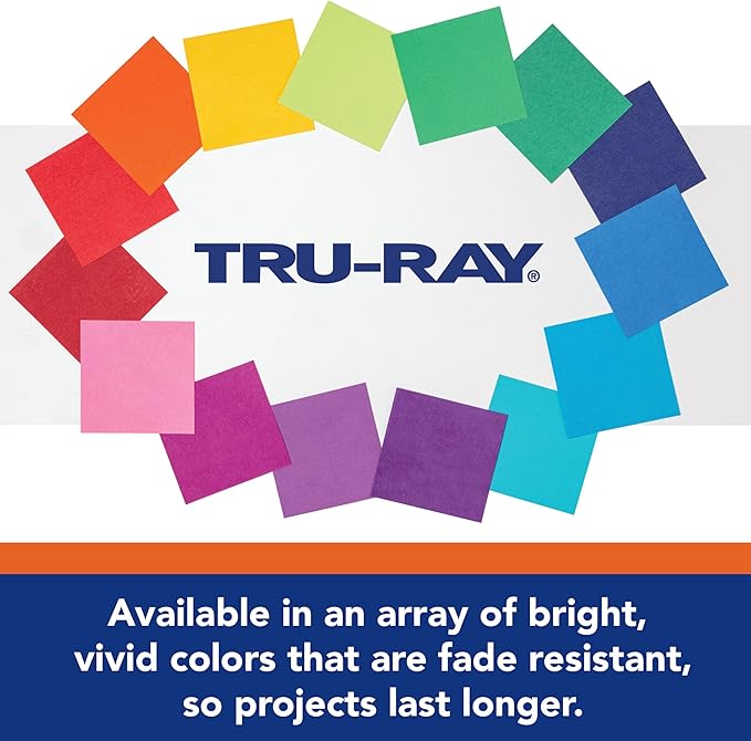Tru-Ray Construction Paper 9x12" Warm Color Assortment