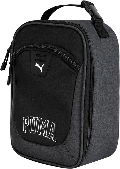 PUMA Unisex Kid's Rally Lunch Box, Black/Granite Heather, Small