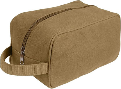 Rothco Heavyweight Canvas Travel Dopp Kit - Shave and Shower Toiletry Organizer