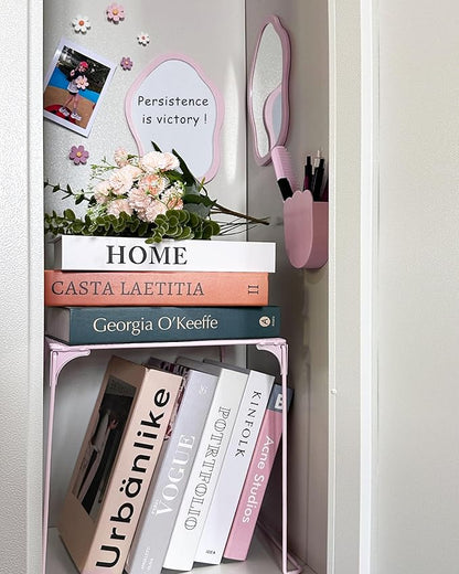 KEYDUACU 10 pcs - Locker Accessories, Locker Decorations including mirrors, whiteboards, magnets and organizing supplies. Ideal for back-to-school essentials and the office (11 Pcs - Purple)