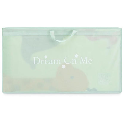 Dream On Me Play Time Reversible Baby Play Mat Foldable Extra Large Thick Foam Crawling Playmats for Toddlers Waterproof Portable Playmat, Happy Feet