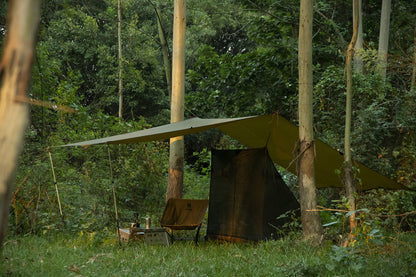 ONETIGRIS Camping Tarp - 12.8ft, 9.5ft, Large