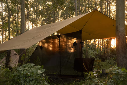 ONETIGRIS Camping Tarp - 12.8ft, 9.5ft, Large