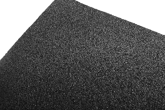 Silverstone 21-Inch x 15-Inch 4mm Thick 2-Piece Sound Dampening Acoustic EP0M Silent Foam SF01 (Black)